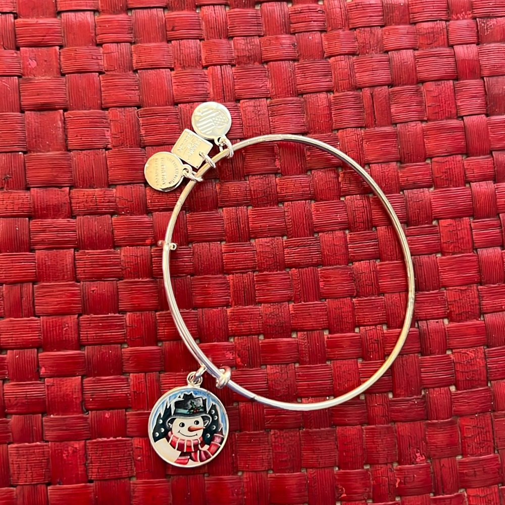 Alex and Ani snowman bracelet
